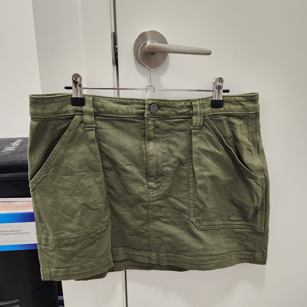 TNA Khaki Green Skirt